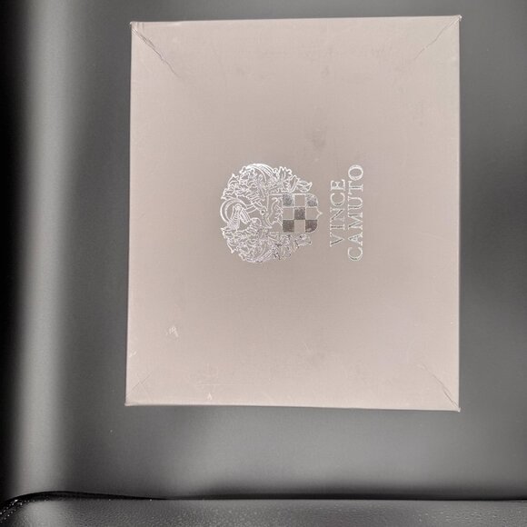 Vince Camuto Red Suede Snake Trim Ankle Boots | Size 11 | New in Box - Picture 2 of 7